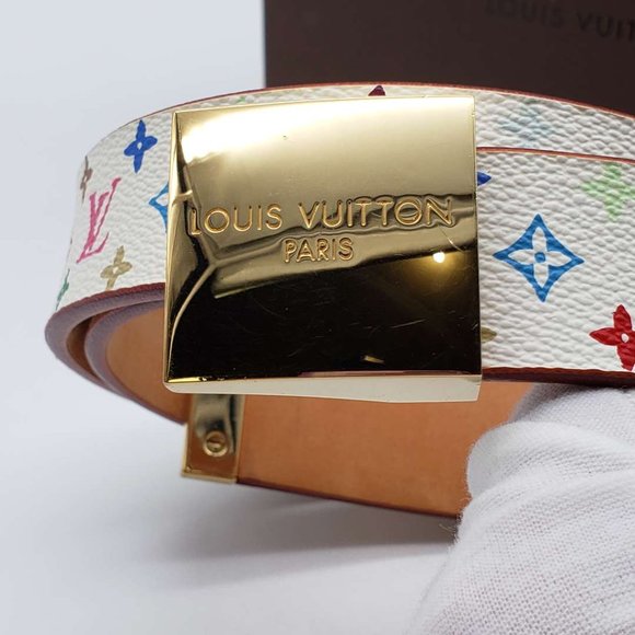 Authentic Louis Vuitton Belt Saint Tulle Carre - Picture 9 of 15